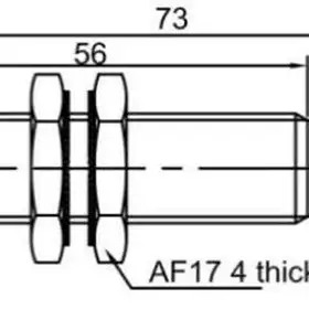 Индуктивный датчик расстояния LANBAO LR12XCF02LI4M-E2