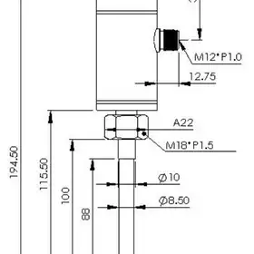 Датчик температуры EMA Electronics TA1006