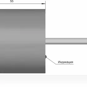 Индуктивный датчик СЕНСОР ВБИ-В55-55У-2113-З.Ех