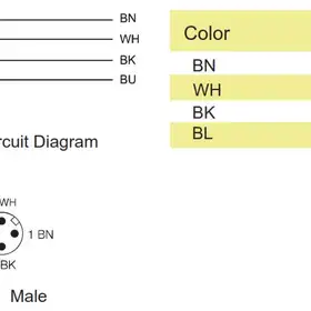 Разъем с кабелем Sentinel ZAS4-5/PVC