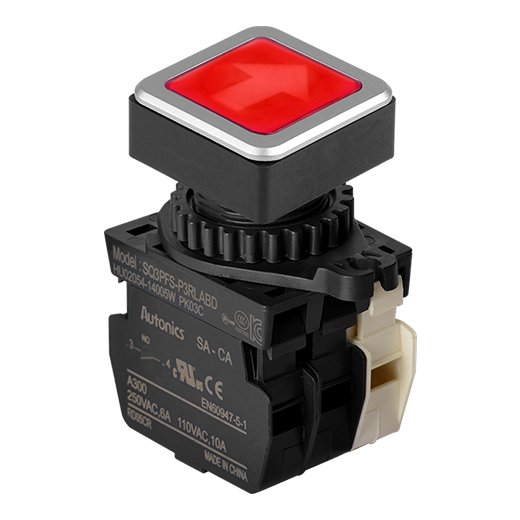 Кнопочный выключатель Autonics SQ3PFS-P3RLABL