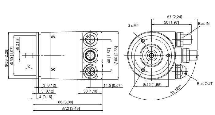 Энкодер TURCK RM-29S10S-9A28B-R3M12