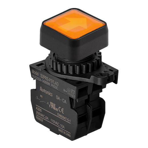 Кнопочный выключатель Autonics S2PRS-P3YLAL