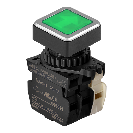 Кнопочный выключатель Autonics SQ3PFS-P3GLABDM