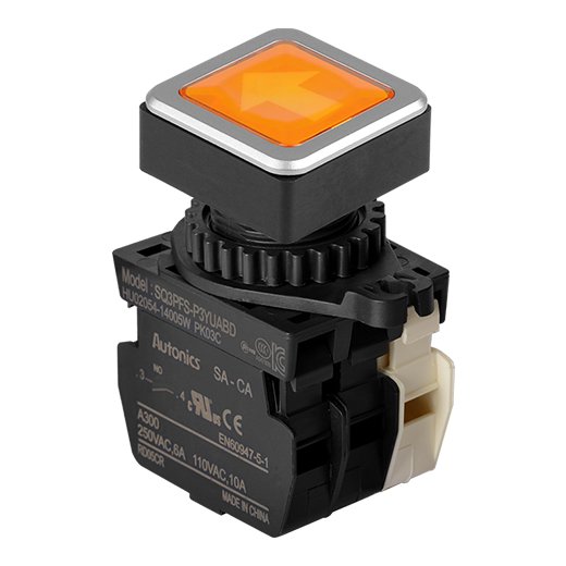 Кнопочный выключатель Autonics SQ3PFS-P3YUABLM