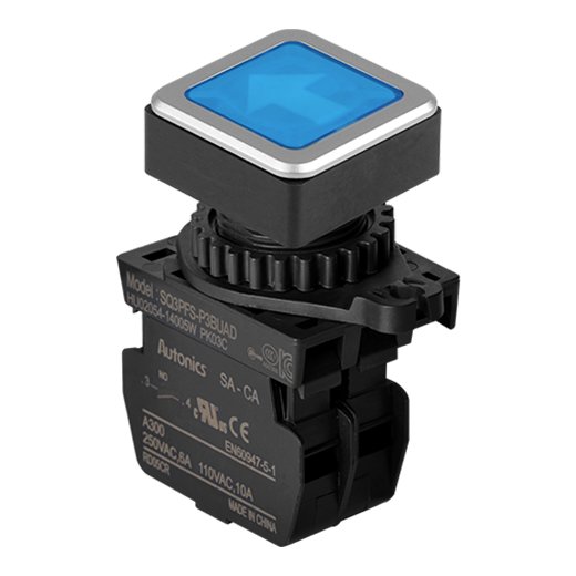 Кнопочный выключатель Autonics SQ3PFS-P3BUADM