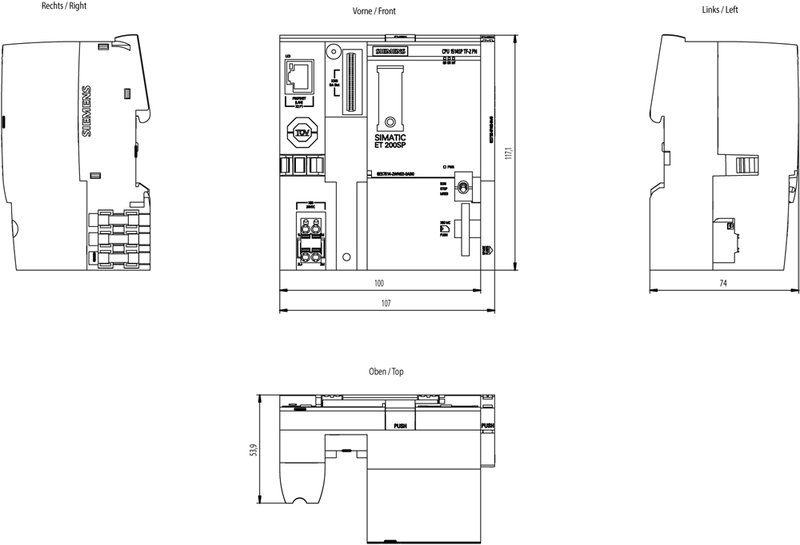 Центральный процессор Siemens 6ES7514-2WN03-0AB0