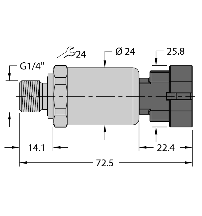 Датчик давления TURCK PT600R-2104-I2-AMPS1.5