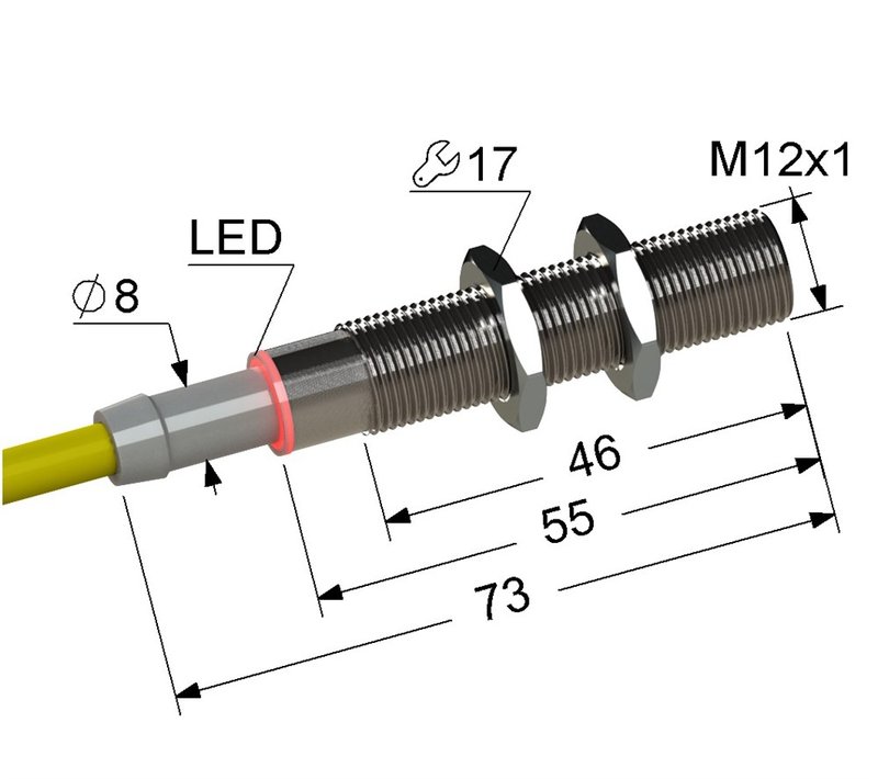 Индуктивный датчик Мега-К VB2-12M73-2B51-Z