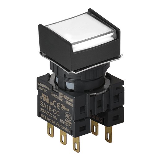 Кнопочный выключатель Autonics S16PRS-H1W2C