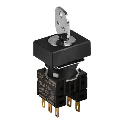 Селекторный переключатель с ключом Autonics S16KRT-4DK2C