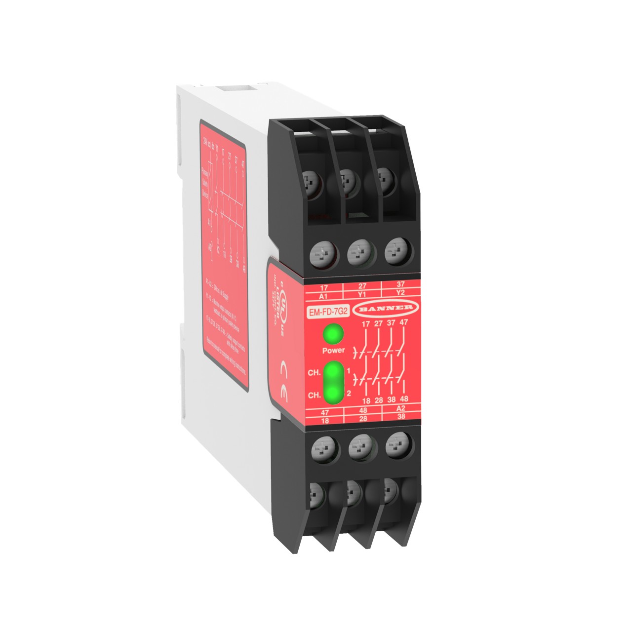 Реле безопасности Banner EM-FD-7G2