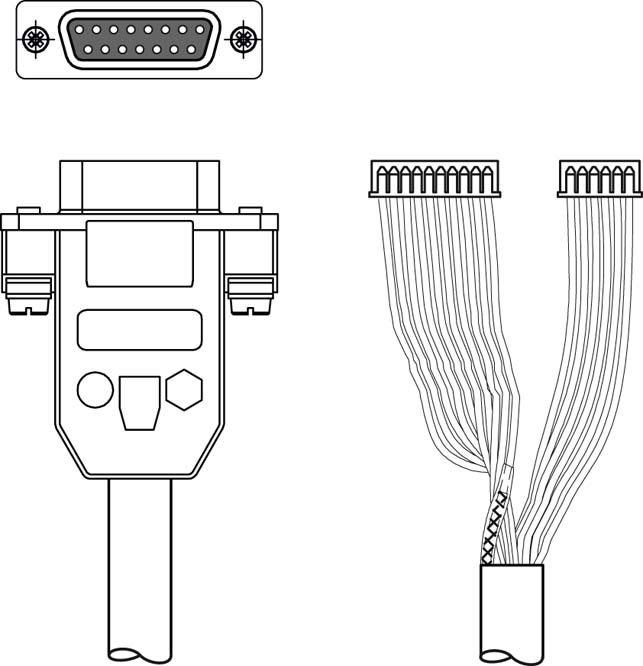 Разъем с кабелем Leuze Electronic KB 031-3000