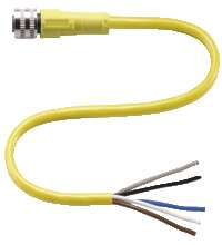 Соединительный кабель Pepperl Fuchs V15-G-YE5M-PVC