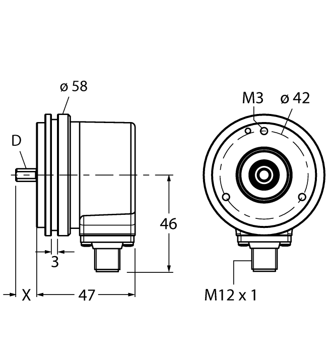 Энкодер TURCK RI-10S10S-2B4096-H1181