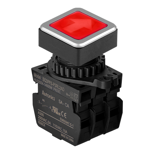 Кнопочный выключатель Autonics SQ3PFS-P3RL2AD