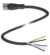 Соединительный кабель Pepperl Fuchs V15-G-BK0,6M-PUR-A2