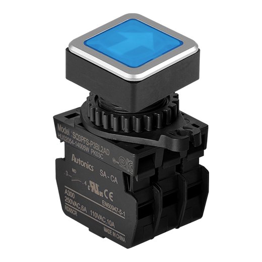 Кнопочный выключатель Autonics SQ3PFS-P3BL2AL