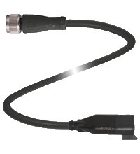 Соединительный кабель Pepperl Fuchs V11-G-BK0,3M-PUR-O1-DT3P-G