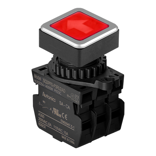 Кнопочный выключатель Autonics SQ3PFS-P3RU2ADM