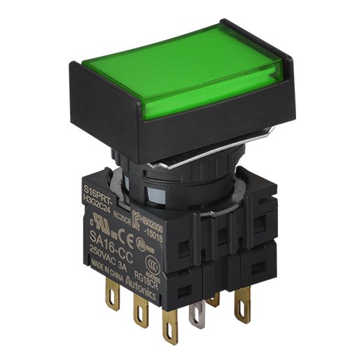Кнопочный выключатель Autonics S16PRT-H3G2C5