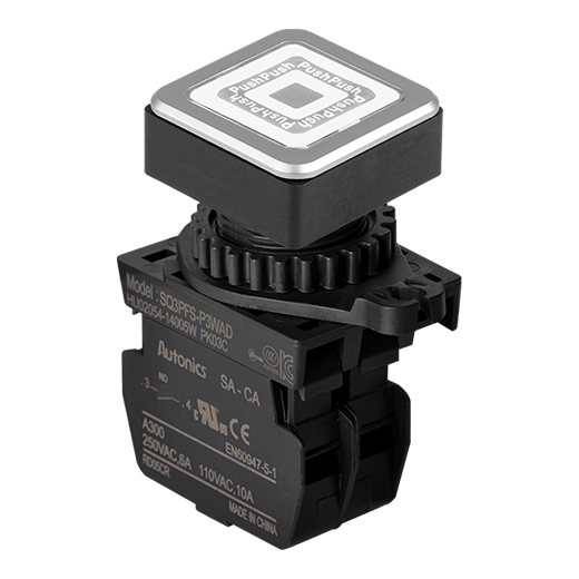 Кнопочный выключатель Autonics SQ3PFS-P3WALM