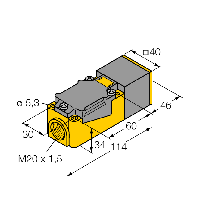 Индуктивный датчик TURCK BI15-CP40-LIU