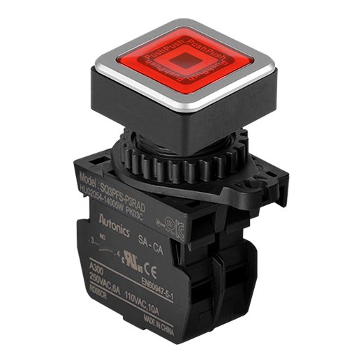 Кнопочный выключатель Autonics SQ3PFS-P3RADM