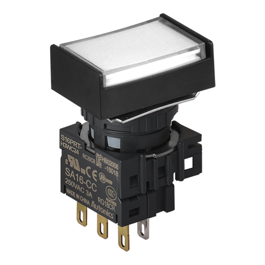 Кнопочный выключатель Autonics S16PRT-H3WC24