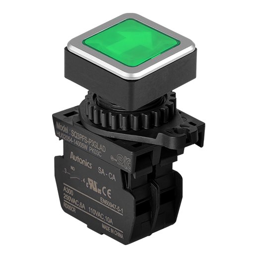 Кнопочный выключатель Autonics SQ3PFS-P3GLAL