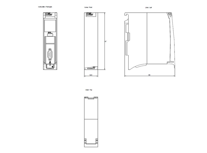Коммуникационный модуль Siemens 6ES7541-1AD00-0AB0