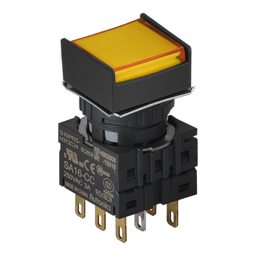 Кнопочный выключатель Autonics S16PRS-H3Y2C24