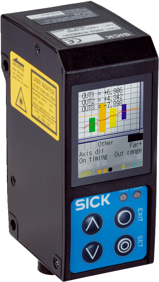 Лазерный датчик расстояния SICK PRO2-N100B25A1