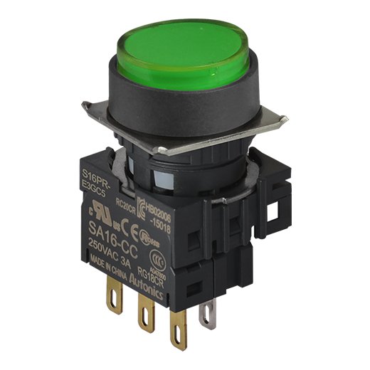 Кнопочный выключатель Autonics S16PR-E4GC12