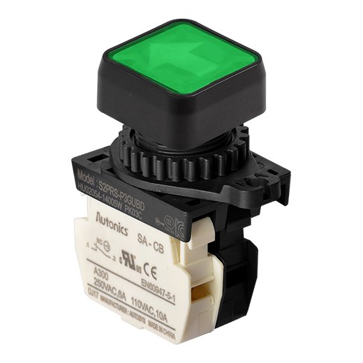 Кнопочный выключатель Autonics S2PRS-P3GUBLM