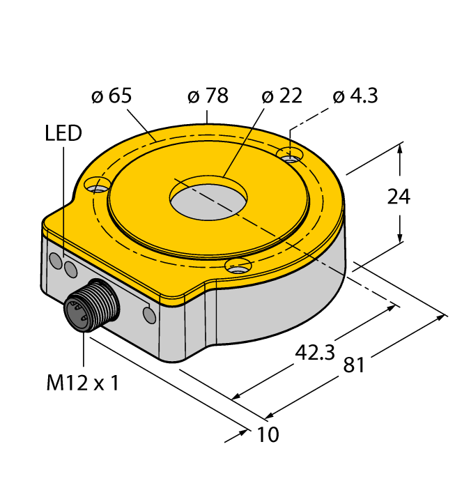 Энкодер TURCK RI360P0-QR24M0-HESG25X3-H1181