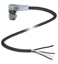 Соединительный кабель Pepperl Fuchs V1-WV4A-A2-BK5M-PUR-U