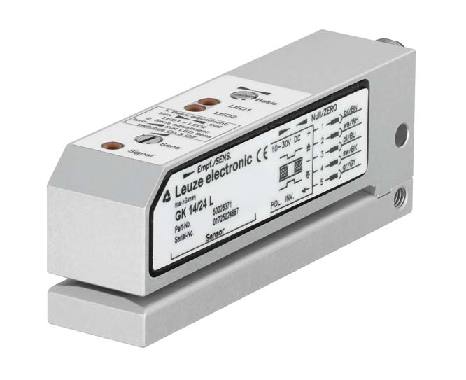 Емкостной щелевой датчик этикеток Leuze Electronic GK 14/24 L