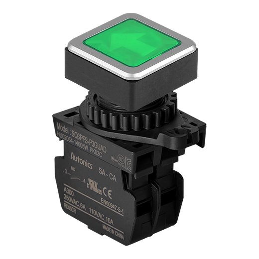 Кнопочный выключатель Autonics SQ3PFS-P3GUALM