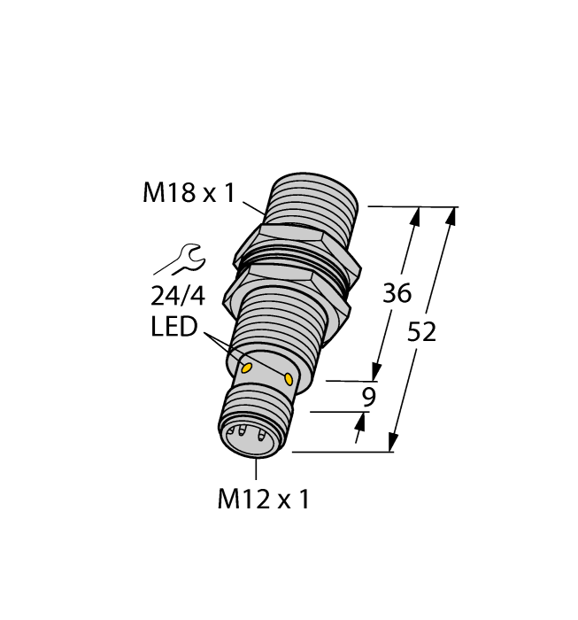 Индуктивный датчик TURCK BI10U-MT18-AP6X-H1141