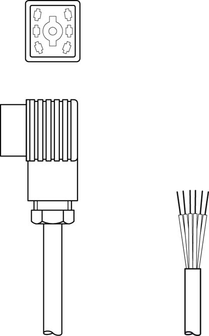 Разъем с кабелем Leuze Electronic BK7 KB-092- 2000- 6