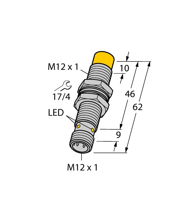 Индуктивный датчик TURCK NI8U-M12E-VN4X-H1141