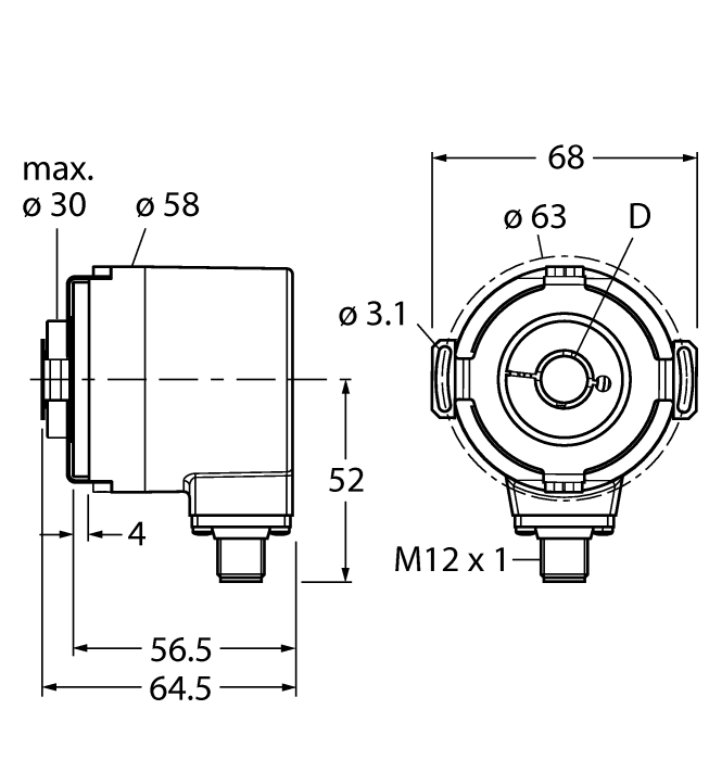 Энкодер TURCK RM-35H12E-3C25B-H1181