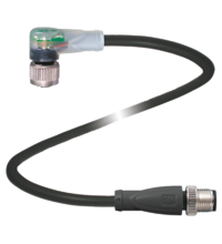Соединительный кабель Pepperl Fuchs V1-W-E8-BK3M-PUR-U-V1-G
