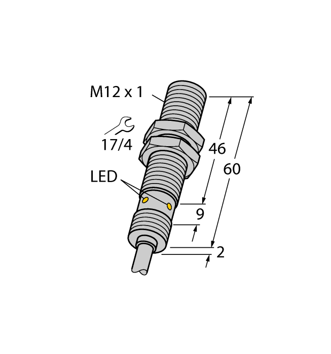 Индуктивный датчик TURCK BI4U-EM12EWD-VP6X 12M