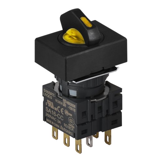 Селекторный переключатель Autonics S16SRT-L2Y2C12
