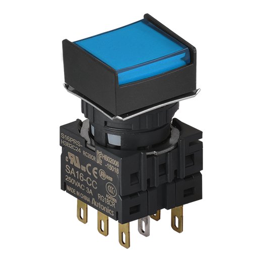 Кнопочный выключатель Autonics S16PRS-H4B2C12