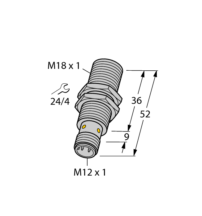 Индуктивный датчик TURCK BI8U-EM18WD-AP6X-H1141