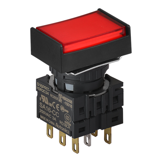 Кнопочный выключатель Autonics S16PRT-H3R2C24