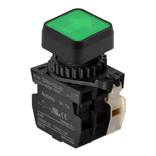 Кнопочный выключатель Autonics S2PRS-P3GLABL